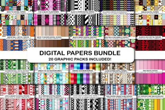 Download Digital Printable Backgrounds Bundle - Backgrounds Collection