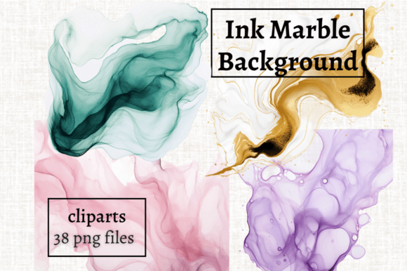Download Ink Marble Colorful Backgrounds - Backgrounds Collection