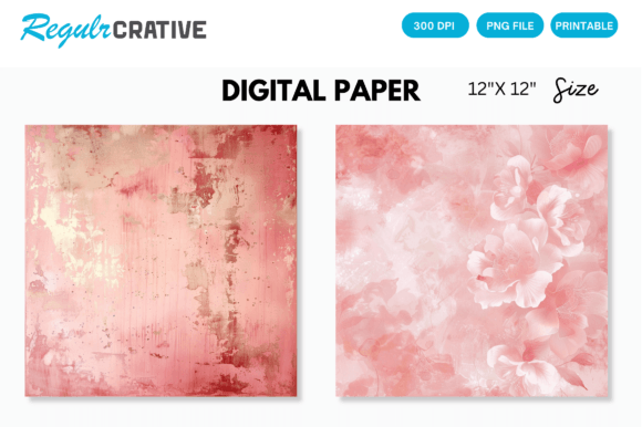 Download Blush Pink Digital Paper Backgrounds - Backgrounds Collection
