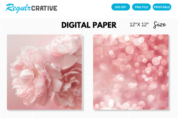 Download Blush Pink Digital Paper Backgrounds - Backgrounds Collection
