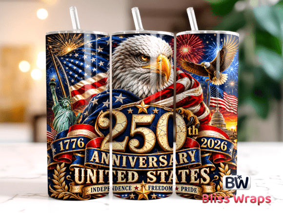 Download USA 250th Anniversary Tumbler Wrap - Usa Collection