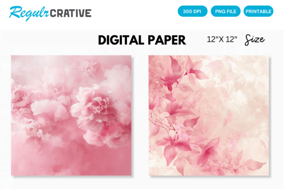 Download Blush Pink Digital Paper Backgrounds - Backgrounds Collection