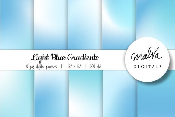 Download Light Blue Gradients Backgrounds - Backgrounds Collection