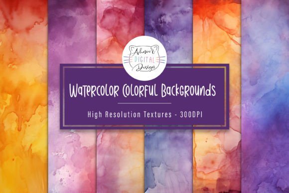 Download Watercolor Colorful Backgrounds - Backgrounds Collection