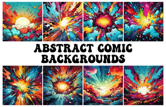 Download Abstract Comics Colorful Backgrounds - Backgrounds Collection