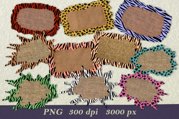 Download Torn Backgrounds with Animal Prints - Backgrounds Collection