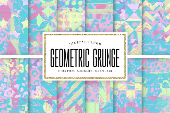 Download Pastel Geometric Grunge Backgrounds - Backgrounds Collection