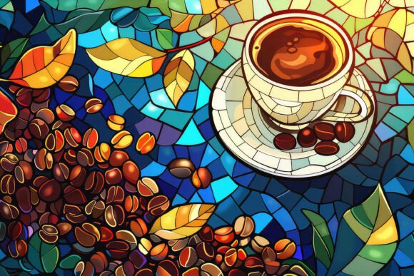 Download Stained Glass Cup Background Wallpaper - Wallpaper Collection
